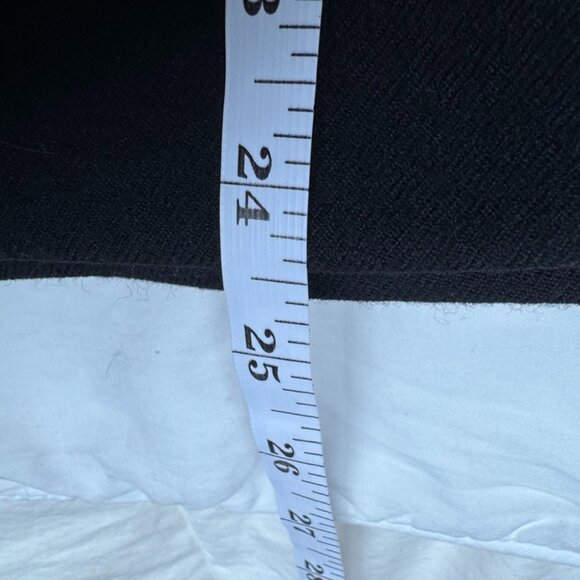 Vintage 90s 100% Wool Black Skirt Suit w Gold Buttons - Picture 16 of 16